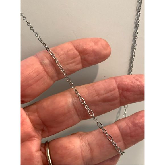 Dainty Silver Oval Chain #classic - Picture 2 of 5